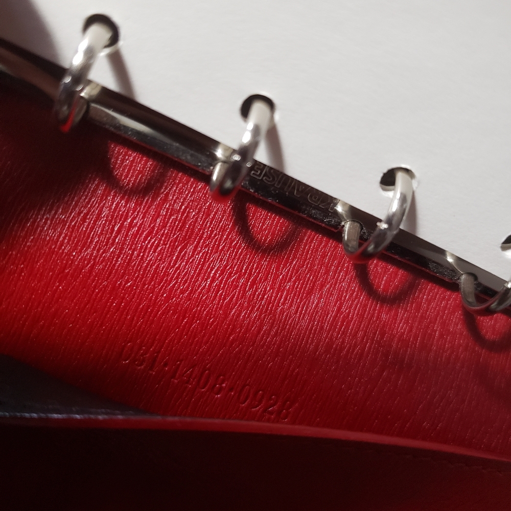 C8,021 Gucci Red Leather Address Book, Planner - Picture 11 of 11